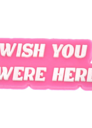 Hot Sales 1Pcs Pink Shoe Charms for Crocs Accessories Pin Shoe