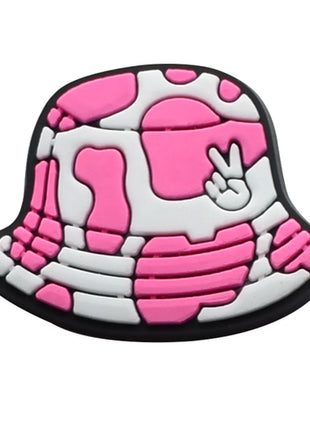 Hot Sales 1Pcs Pink Shoe Charms for Crocs Accessories Pin Shoe