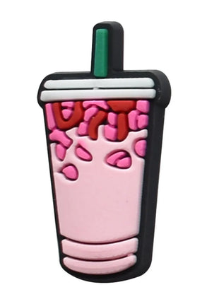 Hot Sales 1Pcs Pink Shoe Charms for Crocs Accessories Pin Shoe