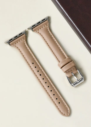 Slim Leather Strap for Apple Watch Band 44mm 40mm 41mm 49mm 42 45 Mm