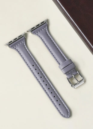 Slim Leather Strap for Apple Watch Band 44mm 40mm 41mm 49mm 42 45 Mm