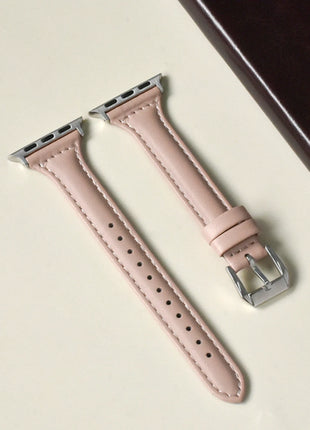 Slim Leather Strap for Apple Watch Band 44mm 40mm 41mm 49mm 42 45 Mm