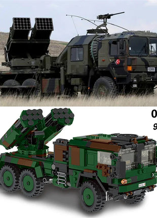 DIY Germany Military Series HX-8 Elefant Tractor PZH2000 Cannon