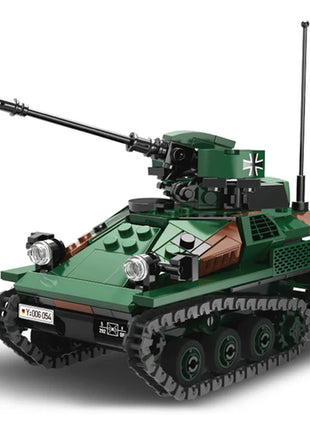 DIY Germany Military Series HX-8 Elefant Tractor PZH2000 Cannon