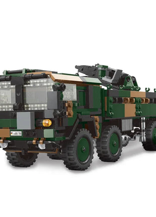 DIY Germany Military Series HX-8 Elefant Tractor PZH2000 Cannon
