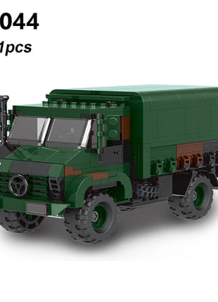 DIY Germany Military Series HX-8 Elefant Tractor PZH2000 Cannon