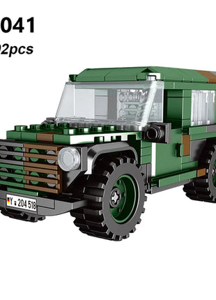 DIY Germany Military Series HX-8 Elefant Tractor PZH2000 Cannon