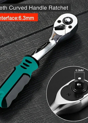 72 Teeth Ratcheting Socket Wrench Car Repair Socket Wrench Set Diy