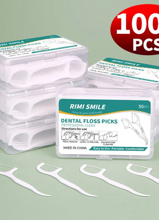 50/150/300/600/1000 PCS dental floss sticks oral care tools