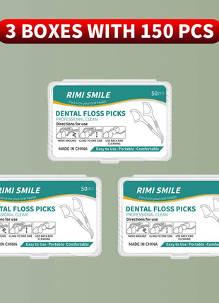 50/150/300/600/1000 PCS dental floss sticks oral care tools