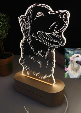 Dropshipp Personalized 3D Photo Lamp Engraving Base Custom Valentine's