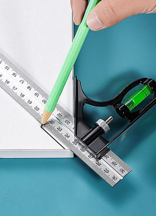 Multi Functional Combination Adjustable Right Angle Ruler and