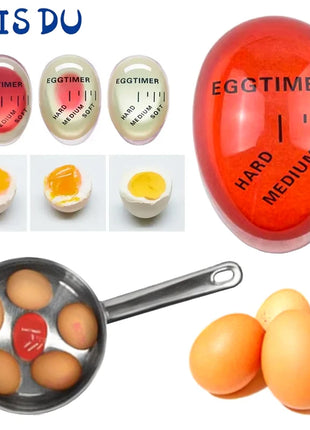 FAIS DU Egg Timer Kitchen Electronic Gadget Color Egg Cooking Changing