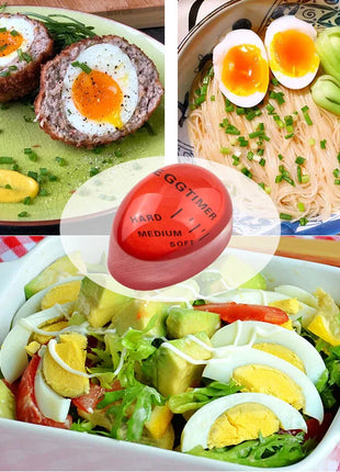 FAIS DU Egg Timer Kitchen Electronic Gadget Color Egg Cooking Changing