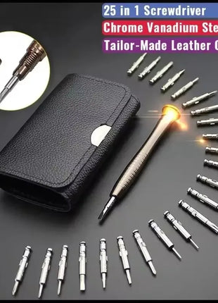 1Set 25 in 1 Screwdriver Set Multifunctional Precision Screwdriver for