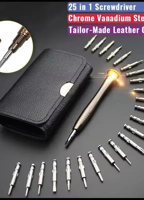 1Set 25 in 1 Screwdriver Set Multifunctional Precision Screwdriver for