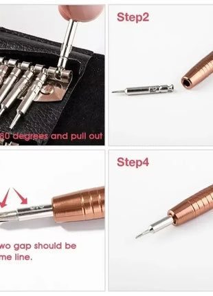 1Set 25 in 1 Screwdriver Set Multifunctional Precision Screwdriver for
