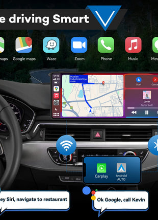 10.26inch Carplay MP5 Player Portable BT Touch Srceen Wireless Carplay