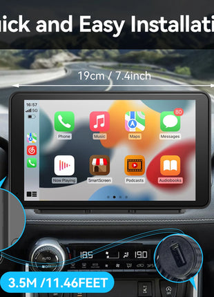 10.26inch Carplay MP5 Player Portable BT Touch Srceen Wireless Carplay