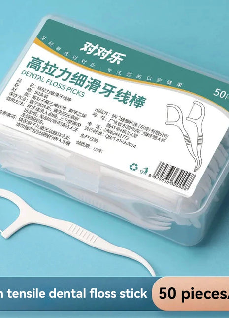 1/2/3/5/10 Box Portable Disposable Dental Floss Plastic Toothpick