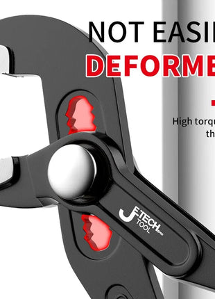 Water Pump Pliers Quick-Release Plumbing Pliers Pipe Wrench Adjustable