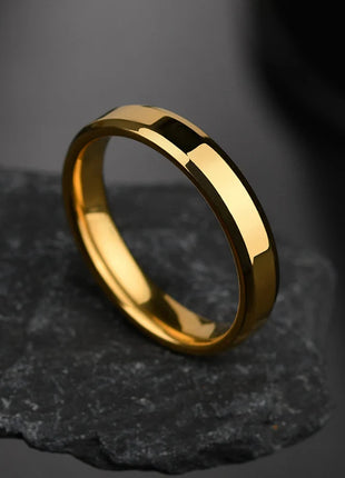 Engraving Letter Name Rings for Women Stainless Steel Jewelry