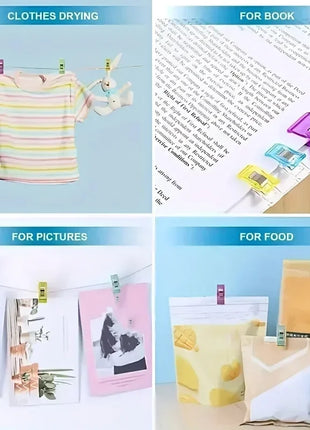 10-100PCS Sewing Clips Colorful Multipurpose Plastic Craft Crocheting