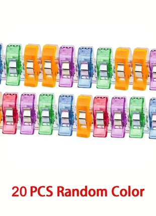 10-100PCS Sewing Clips Colorful Multipurpose Plastic Craft Crocheting