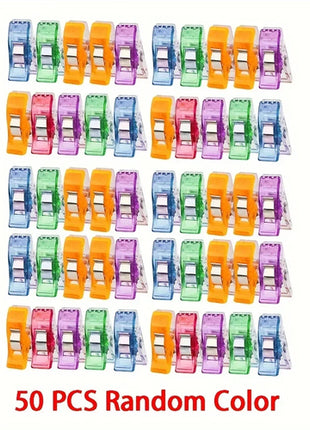 10-100PCS Sewing Clips Colorful Multipurpose Plastic Craft Crocheting