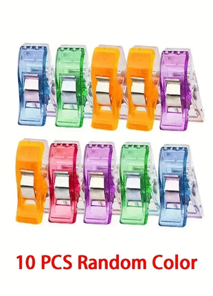10-100PCS Sewing Clips Colorful Multipurpose Plastic Craft Crocheting