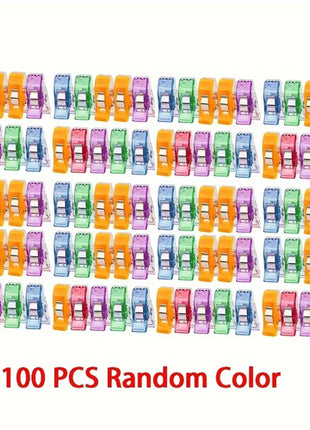 10-100PCS Sewing Clips Colorful Multipurpose Plastic Craft Crocheting