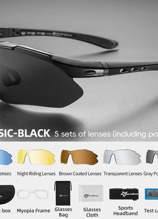 ROCKBROS Cycling Polarized glasses Bike Photochromic Outdoor Sports