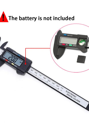 150mm 100mm Electronic Digital Caliper Carbon Fiber Dial Vernier