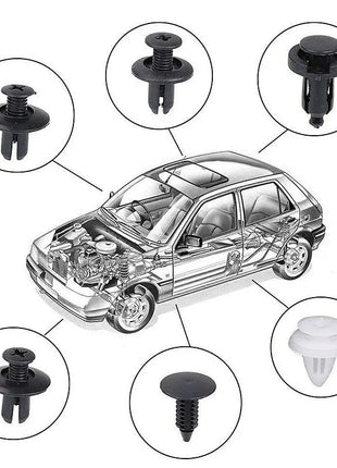 6 Different Automotive Plastic Retainer Buckles General Motors Buckles