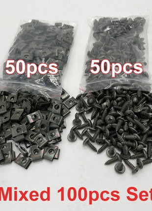 Self Tapping Screws Metal Fastener Clip for Car Motorcycle U-Type Clip