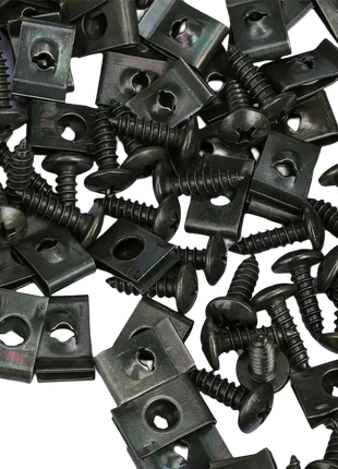 Self Tapping Screws Metal Fastener Clip for Car Motorcycle U-Type Clip