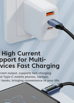 Toocki 100W Type C to Type C Cable PD Fast Charging Charger USB C to