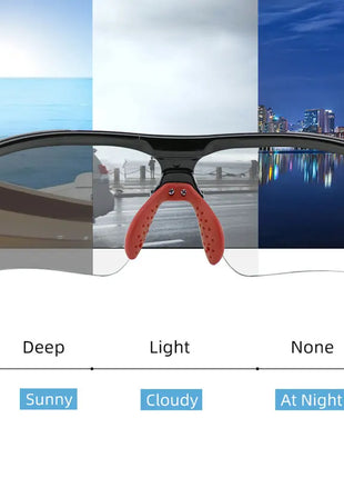 ROCKBROS Photochromic Cycling Glasses Bicycle Outdoor Sports