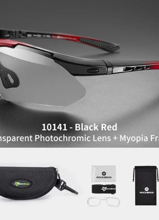 ROCKBROS Photochromic Cycling Glasses Bicycle Outdoor Sports