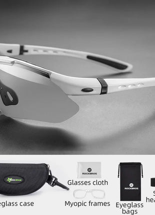 ROCKBROS Photochromic Cycling Glasses Bicycle Outdoor Sports