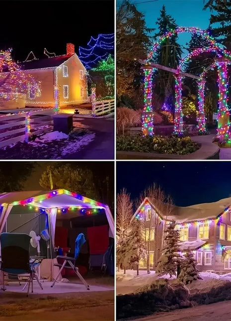 Fairy Lights Solar Garden Lights String Lights with 8 Modes Waterproof