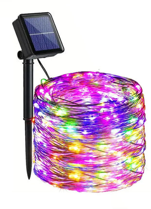 Fairy Lights Solar Garden Lights String Lights with 8 Modes Waterproof