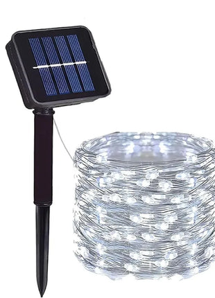 Fairy Lights Solar Garden Lights String Lights with 8 Modes Waterproof