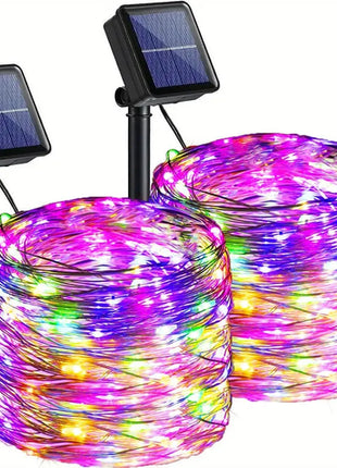 Fairy Lights Solar Garden Lights String Lights with 8 Modes Waterproof