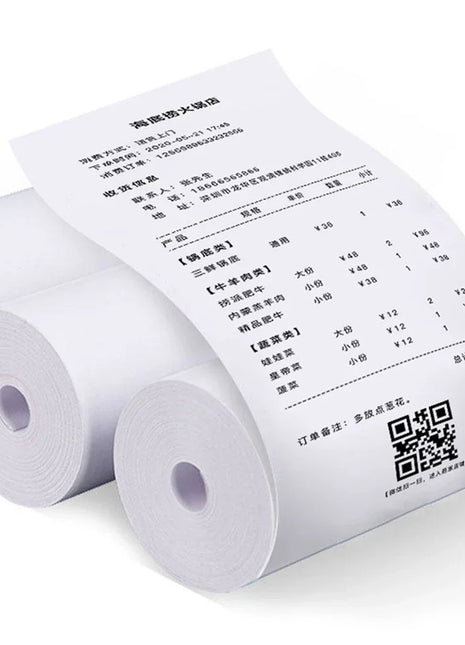 10Rolls 57x25 MM Thermal Paper White Children Camera Instant Print