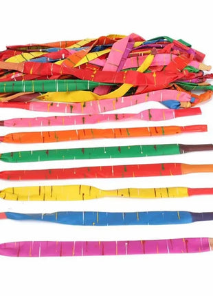 10/20pcs Mixed Color Long Latex Rocket Balloon Flying Squeaking