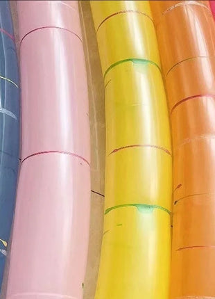 10/20pcs Mixed Color Long Latex Rocket Balloon Flying Squeaking