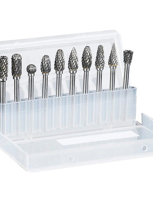 10PCS Carbide Burr Set Compatible with Dremel 1/8" Shank Die Grinder