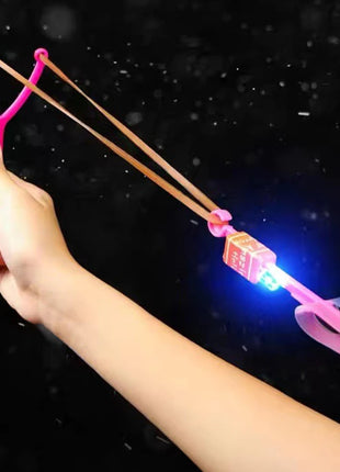 Slingshots Rocket Launcher 10Pcs LED Arrow Helicopters + 10Pcs