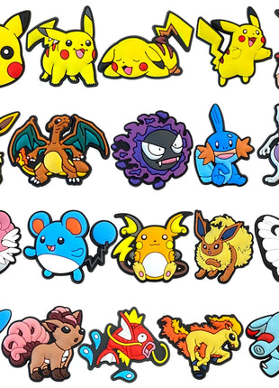 VC Decoration Buckle DinMINISO Pokemon Shoe Charms Posaur Sandals